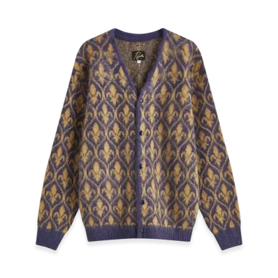NEEDLES Ornament Mohair Cardigan "Purple"