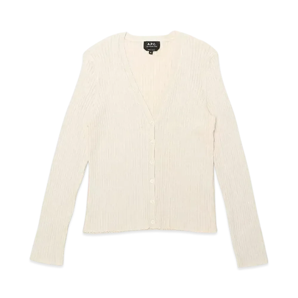 A.P.C. Cardigan Shanya "Off White"