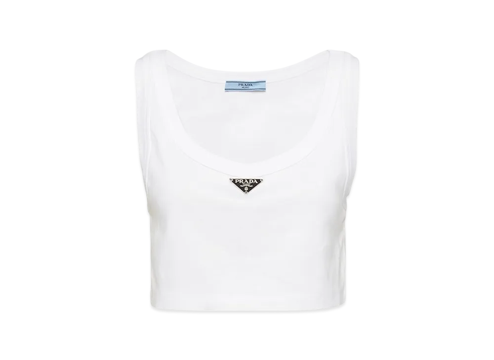 PRADA Women's Jersey Top "White"