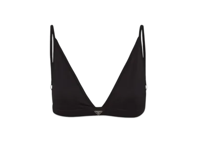 PRADA Women's Stretch Jersey Top "Black"