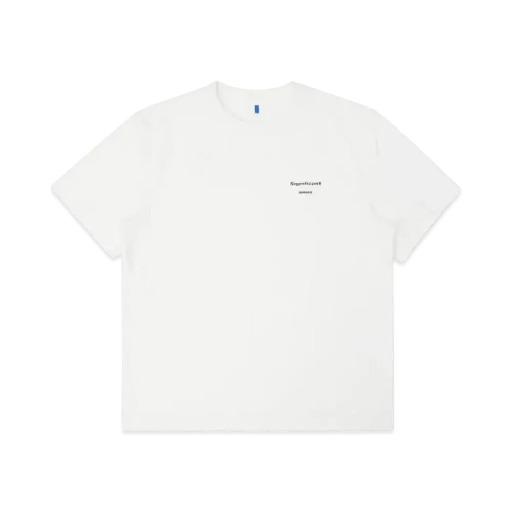 ADERERROR Significant Tag T-Shirt 01 "Off White"