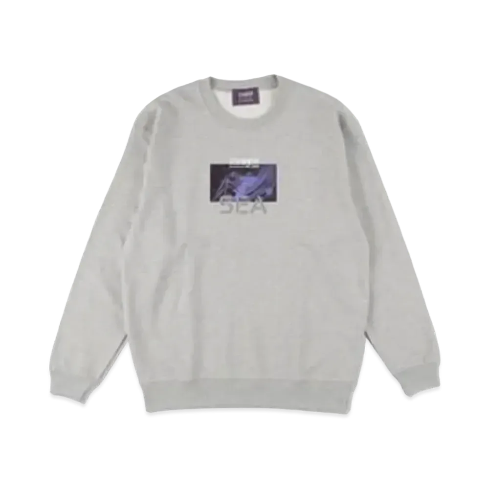 WIND AND SEA x Ghost In The Shell Sac_2045 Reflection Crew neck "Gray"