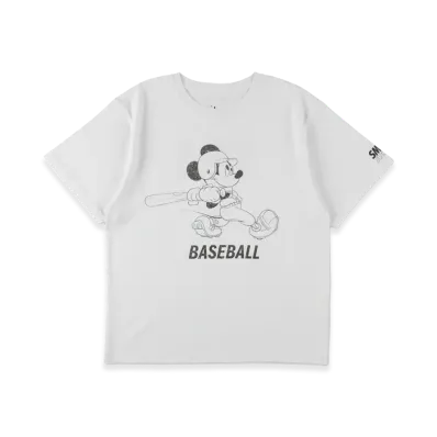 WIND AND SEA x SMOOTHY Baseball Kids S/S Tee "White"