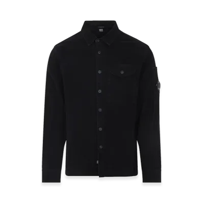 C.P. Company LS Corduroy Shirt "Black"