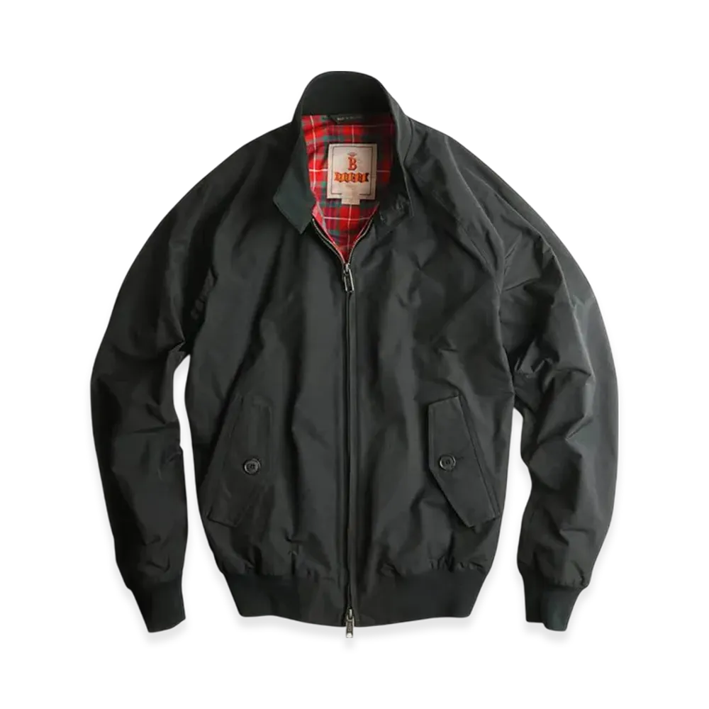 BARACUTA G9 Classic Harrington Jacket "Black"