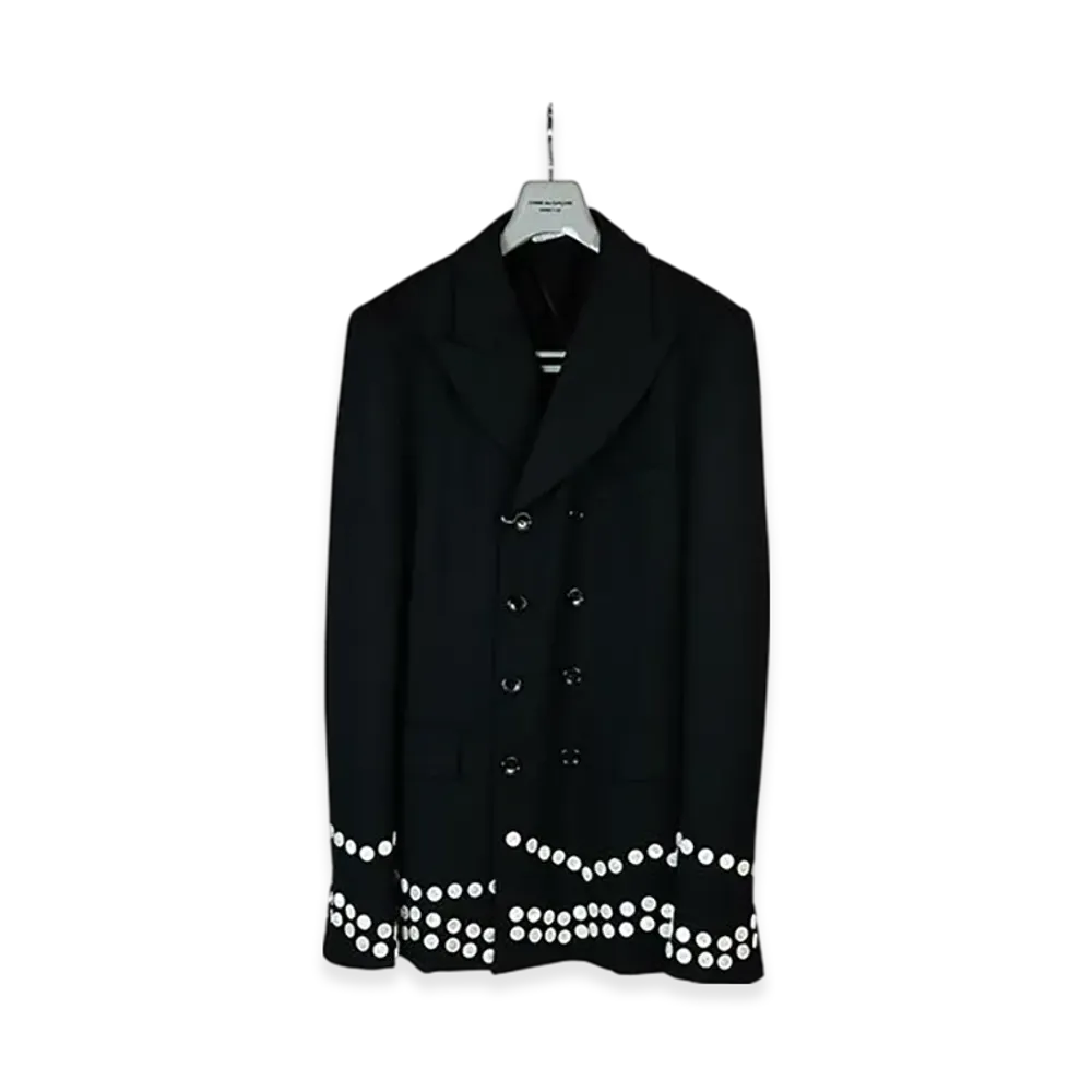 COMME des GARCONS HOMME PLUS Button W-Stretch Jacket "Black"