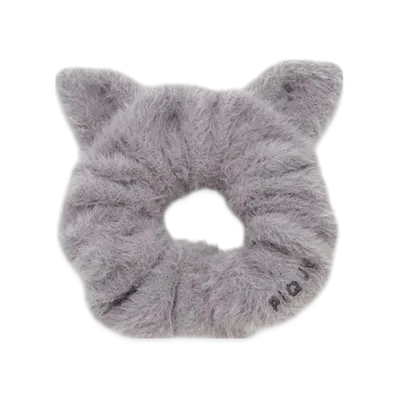 GELATO PIQUE Cat Scrunchie "Gray"