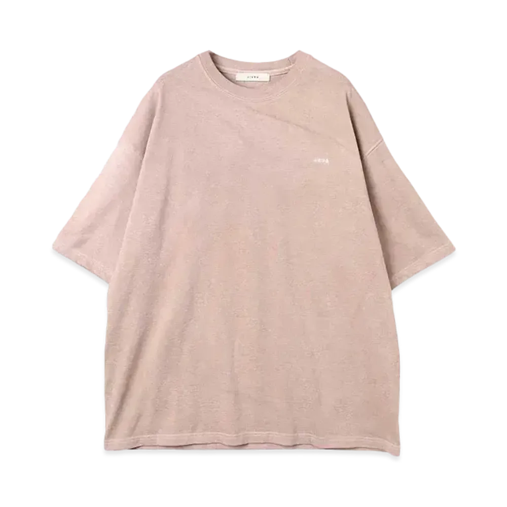 JieDa OVERDYE EMBROIDERY S/S TEE "LIGHT PINK"