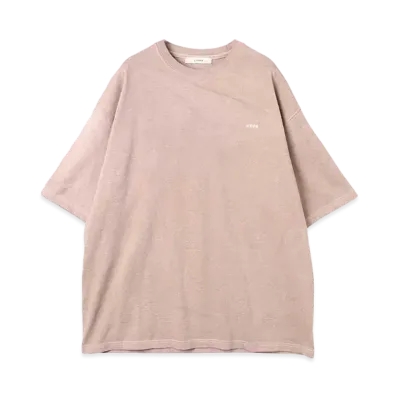 JieDa OVERDYE EMBROIDERY S/S TEE "LIGHT PINK"