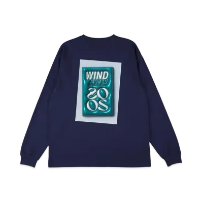 WIND AND SEA x ZOOS L/S Tee "Navy"