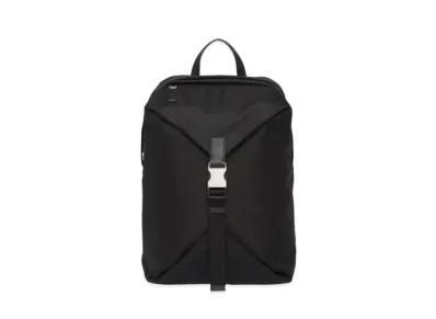 PRADA Re-Nylon And Saffiano Leather Backpack "Black"