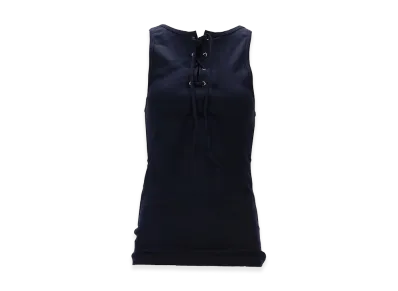 PRADA Women's Cotton Tank Top "Blue"