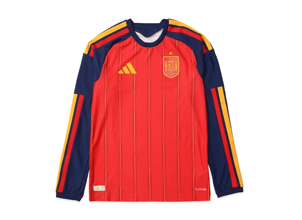 adidas Spain 26 Home Authentic L/S Jersey "Vivid Red"