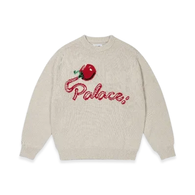 PALACE Tommy Knit "Off White"