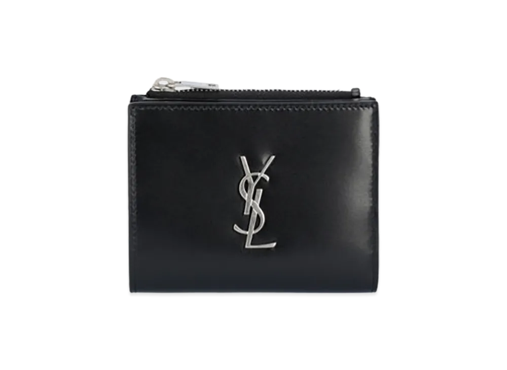 Saint Laurent Leather Wallet "Black"