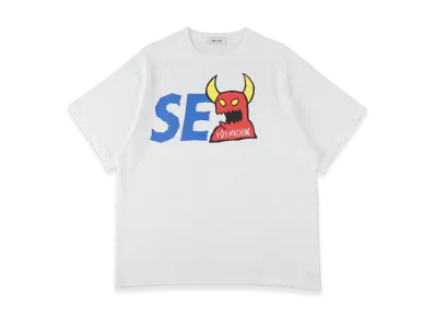 WIND AND SEA x Toy Machine Toymonster Sea Tee "White"