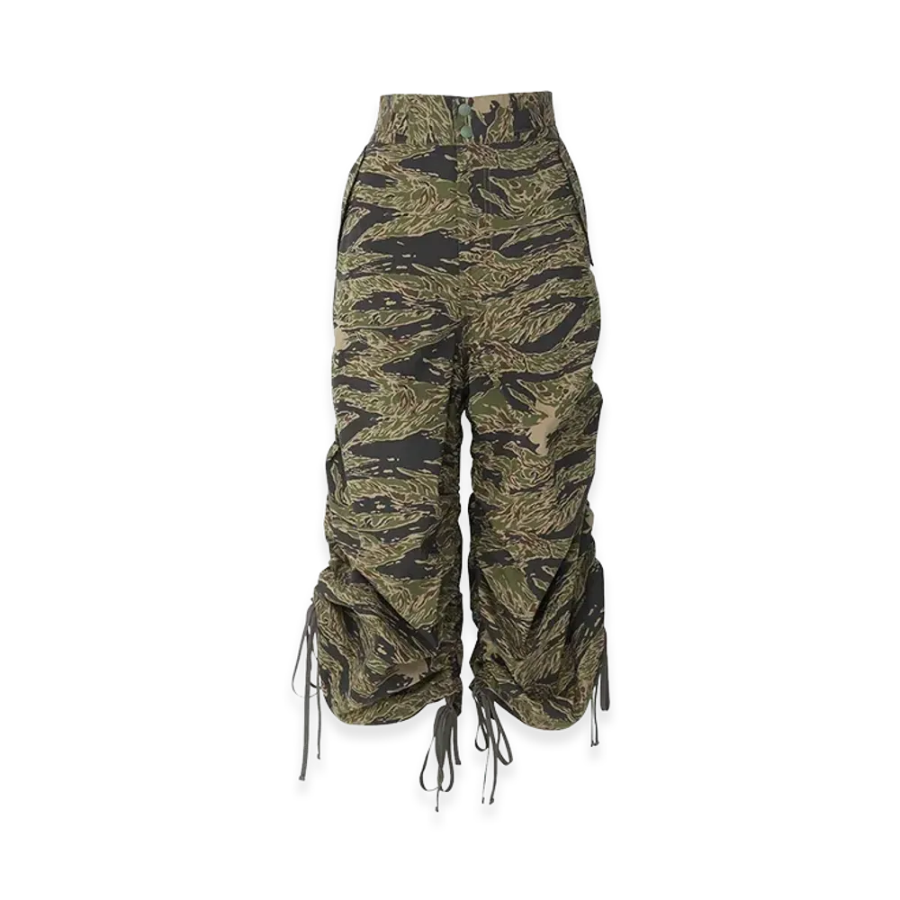 HYSTERIC GLAMOUR Women's Side Gather Military Pants "Khaki Tones"