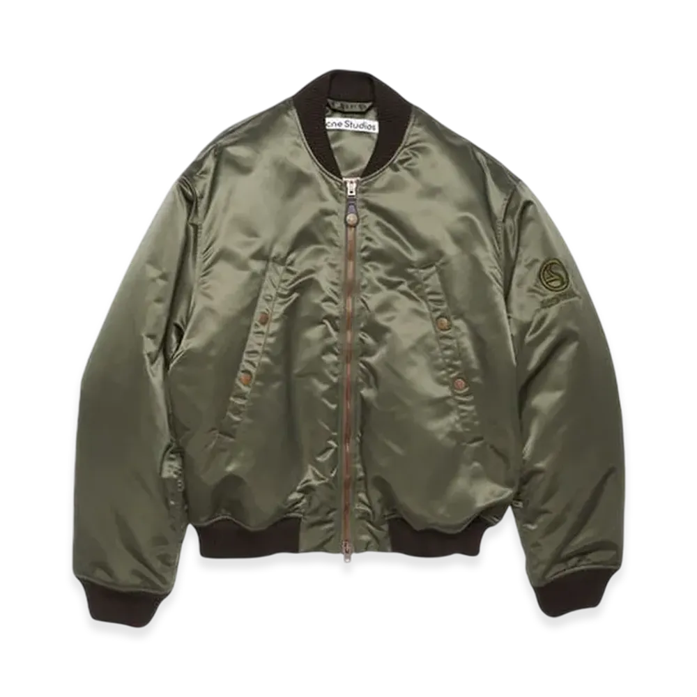 Acne Studios Bomber Jacket Logogram "Military Green"