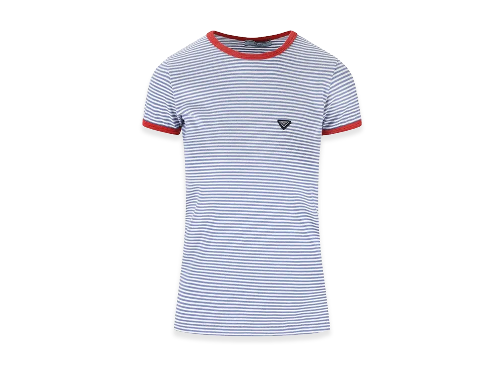 PRADA Women's Striped T-Shirt "Stripped"