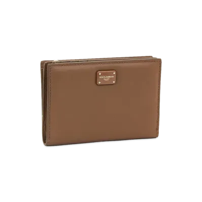 Dolce&Gabbana Bi-Fold Wallet "Marrone Chiaro"