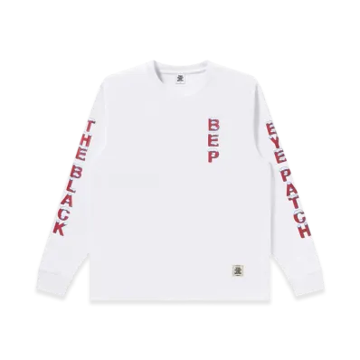 BlackEyePatch Ice Cold Letters L/S Tee "White"
