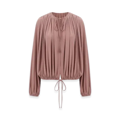 Saint Laurent Women's Rose Blouse "Pink"