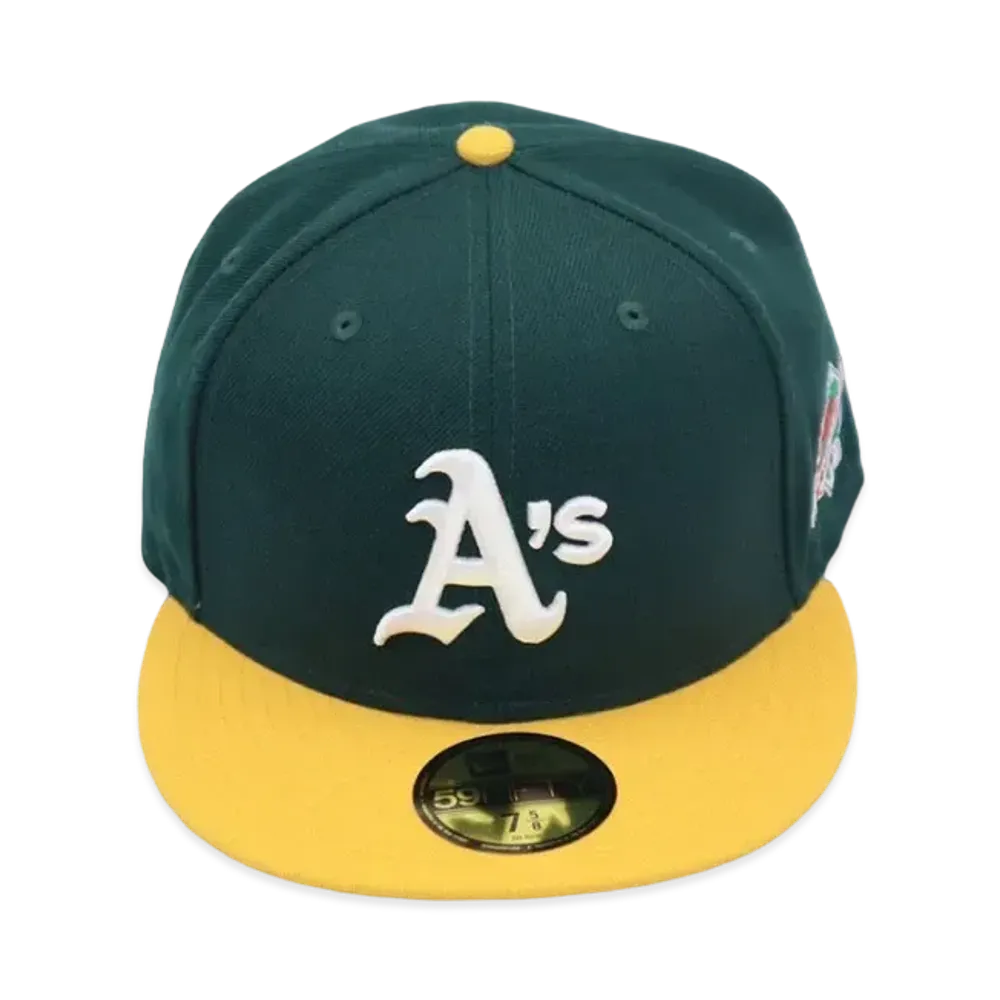 NEW ERA 59FIFTY Harlem Exclusive Oakland Athletics "Green/Yellow"