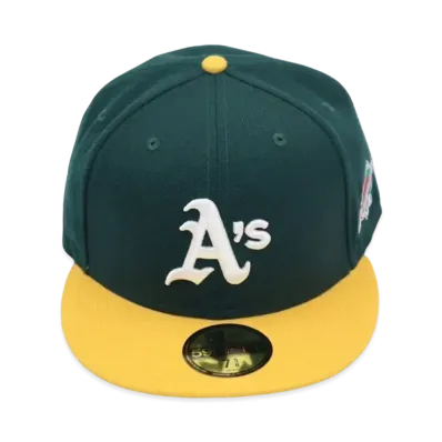 NEW ERA 59FIFTY Harlem Exclusive Oakland Athletics "Green/Yellow"