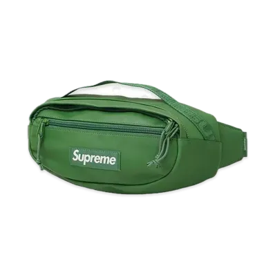 Supreme Leather Waist Bag "Green" (24FW)