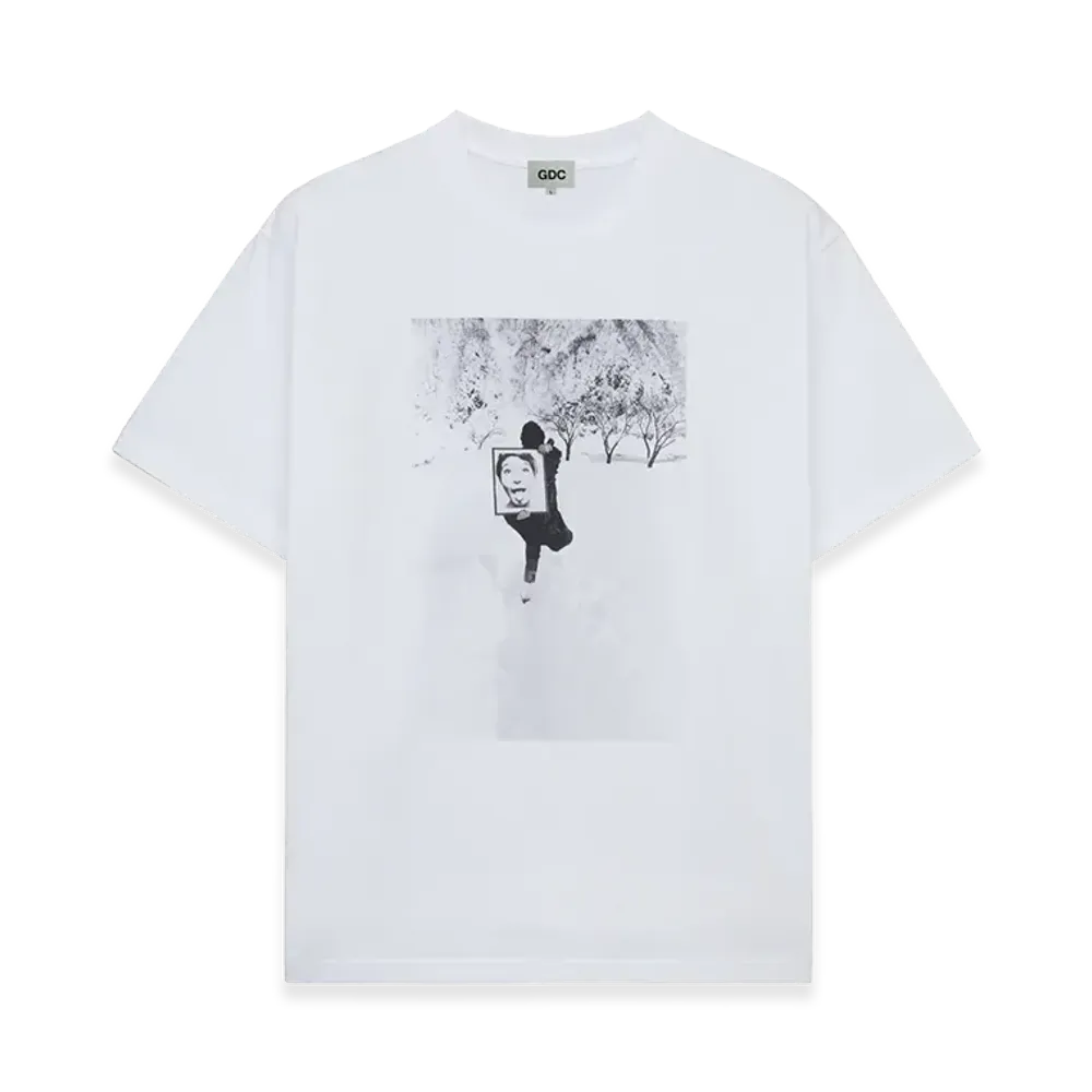 GDC x Yoshihiro Tatsuki Goodbye to Yesterday's Me Goodbye to the Me Until Yesterday Tee Snow Mountain "White"