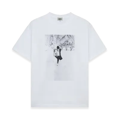 GDC x Yoshihiro Tatsuki Goodbye to Yesterday's Me Goodbye to the Me Until Yesterday Tee Snow Mountain "White"