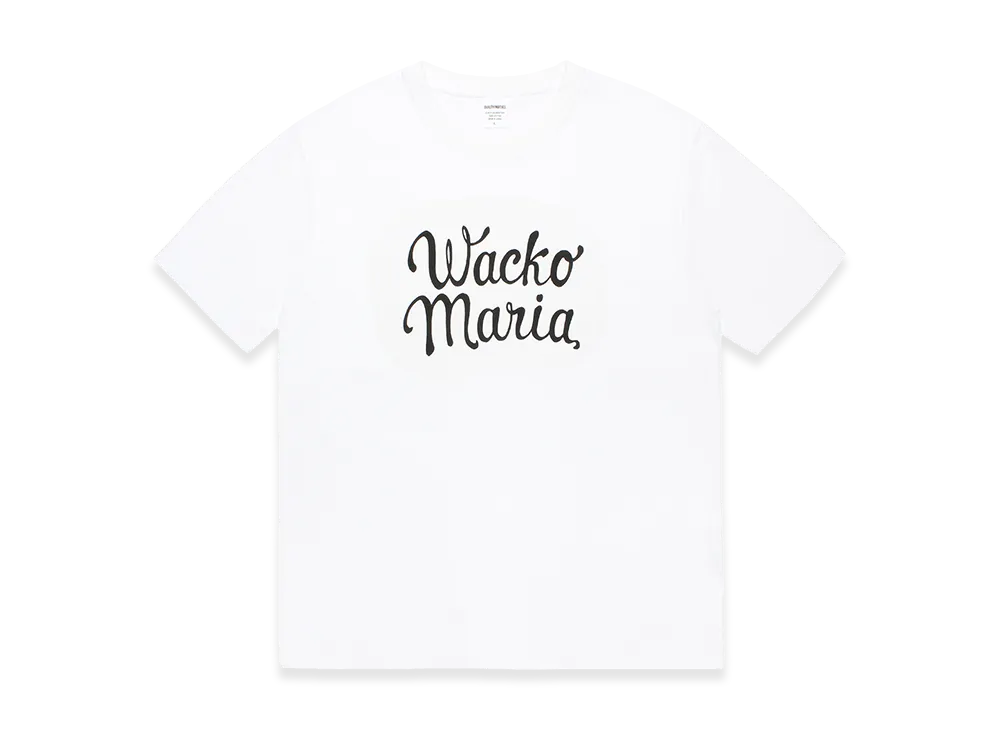 WACKO MARIA Washed Heavy Weight T-Shirt "White"