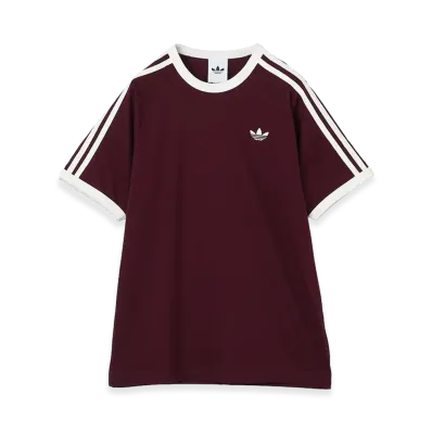 adidas 3-Stripes Tee "Wine Red"