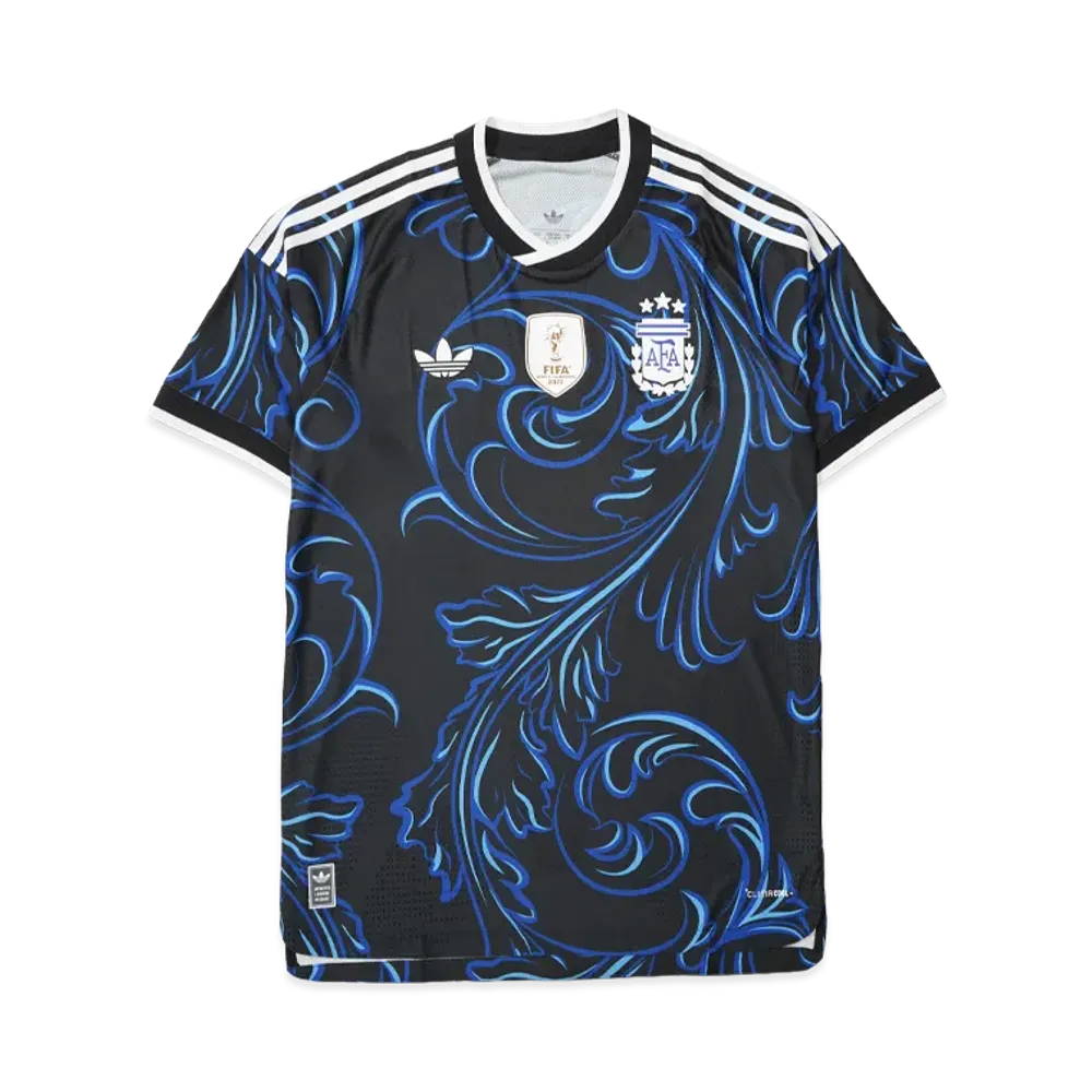 adidas Soccer Argentina 2026 Away Authentic Jersey "Black/Lucid Blue/Blue Burst"
