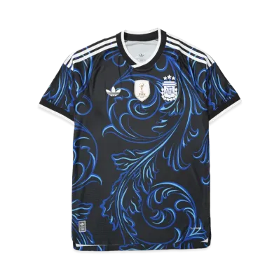 adidas Soccer Argentina 2026 Away Authentic Jersey "Black/Lucid Blue/Blue Burst"