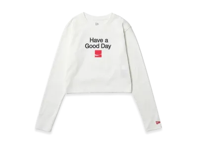 NEW ERA x Coca-Cola x Kosuke Kawamura Women's L/S Cropped Tee Back Heart "Off White"