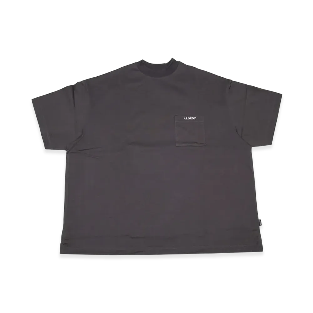 ALOUND Oversized Pocket Tee "Charcoal"