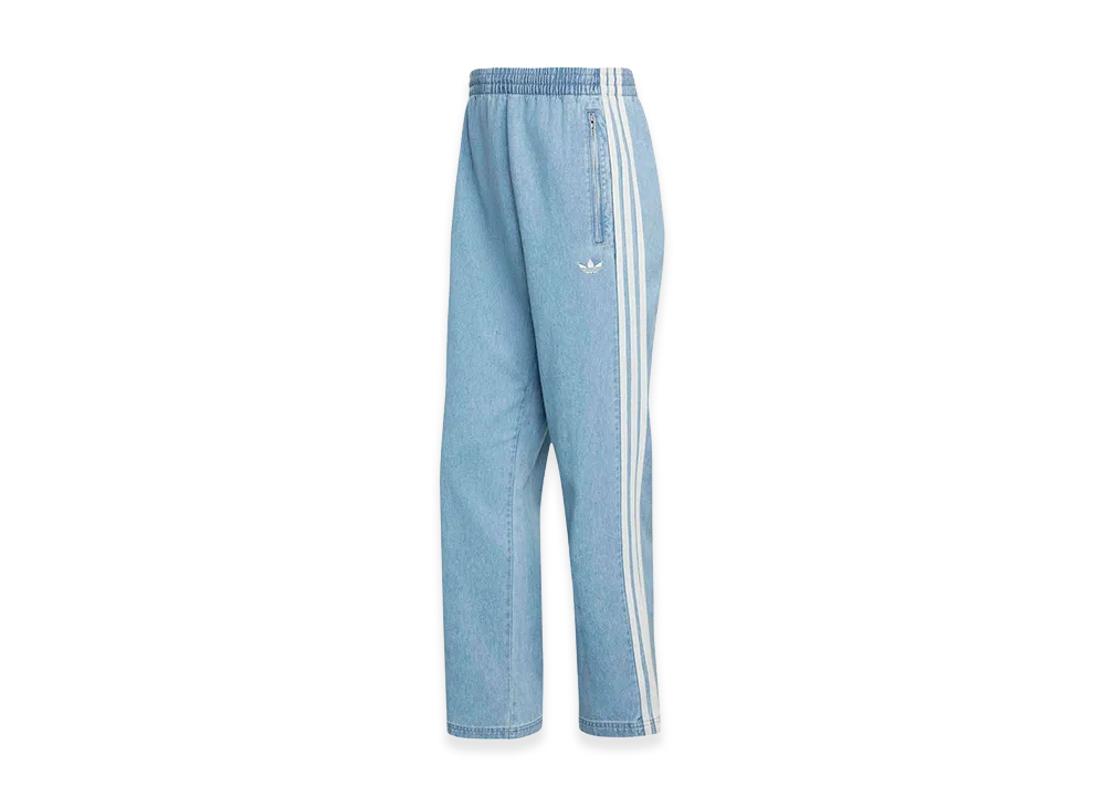 adidas Denim Firebird Track Pants "Light Blue"