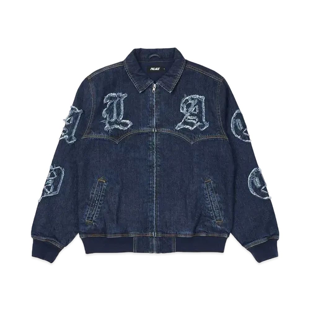 PALACE LIQUE DENIM JACKET "Mid Stone Wash"