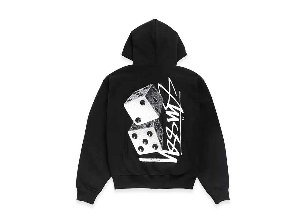 Stussy Tall Dice Zip Hoodie "Black"