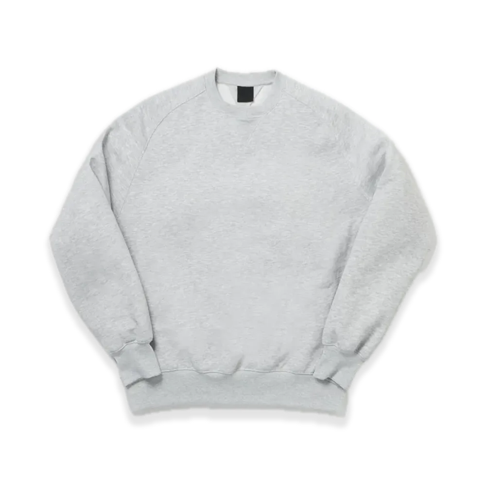 DAIWA PIER39 Tech Sweat Crew Freedom Sleeve "Heather Gray"