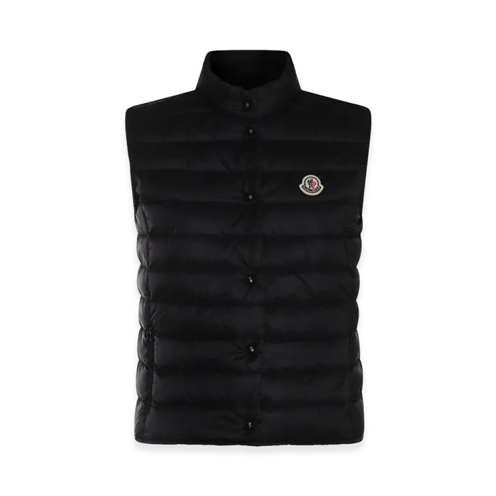 MONCLER Women's Nylon Sleeveless Liane Down Jacket "Black"