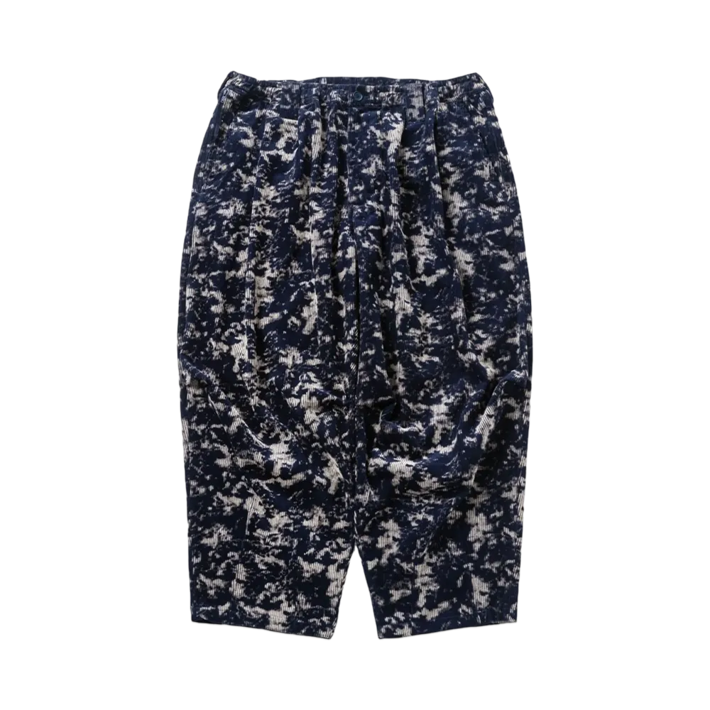 TIGHTBOOTH Bleach Cord Balloon Pants "Navy"