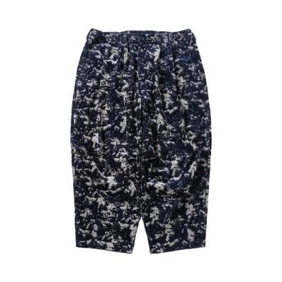 TIGHTBOOTH Bleach Cord Balloon Pants "Navy"