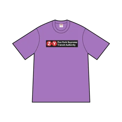 Supreme x Zoo York Transit Tee "Purple"