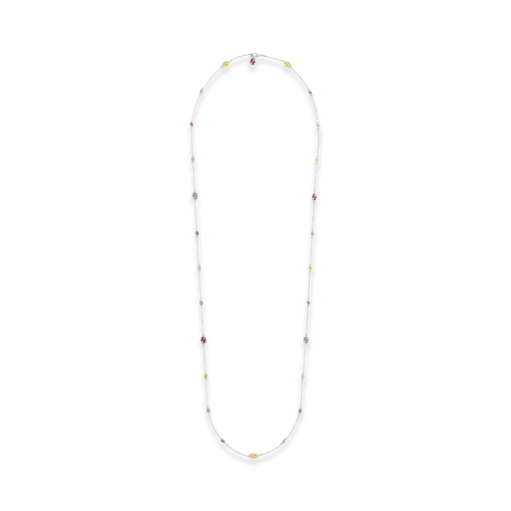 GUCCI Interlocking G Necklace Enamel Aged Finish "Multicolor"