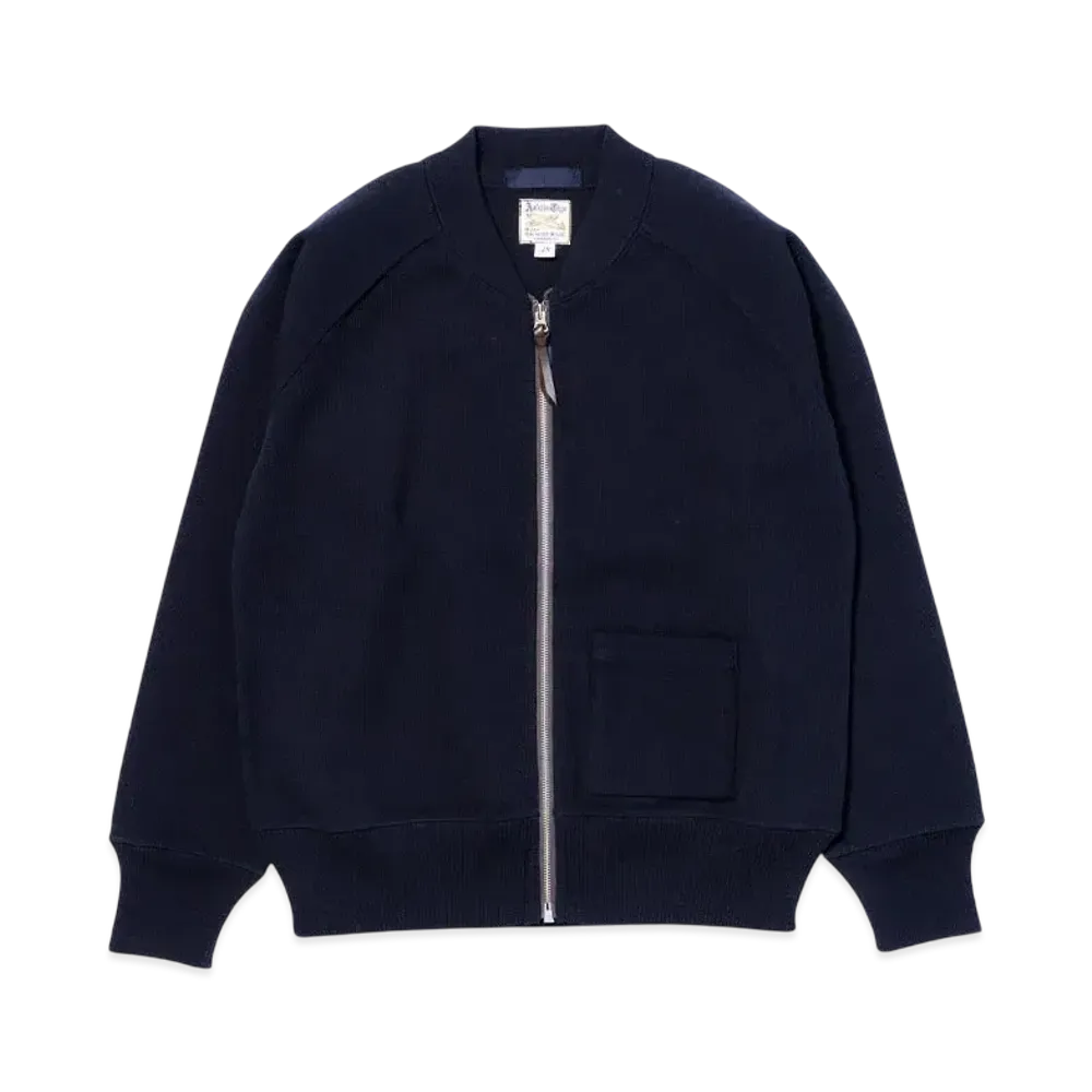 THE REAL McCOY'S Winter Aviation Sweater "Navy"