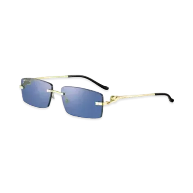 Cartier Panthere de Cartier Sunglasses "Blue"