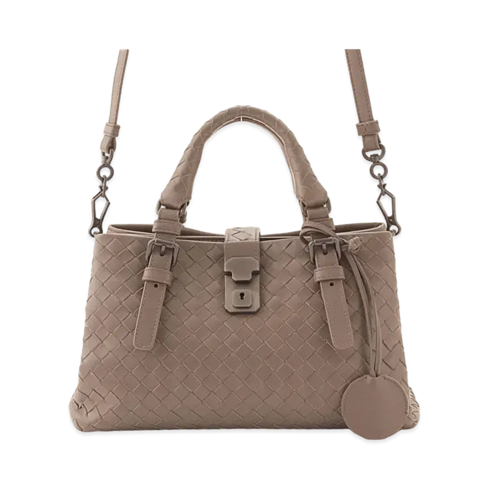 Bottega Veneta Roma Intrecciato leather 2WAY Bag "Brown"
