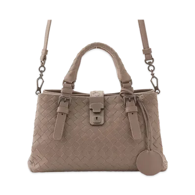 Bottega Veneta Roma Intrecciato leather 2WAY Bag "Brown"